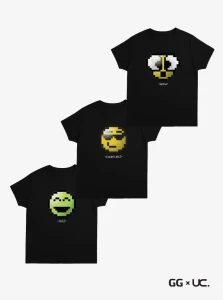 Zestaw 3 T-Shirtów Czarnych UrbanCity x Gadu-Gadu Emotki